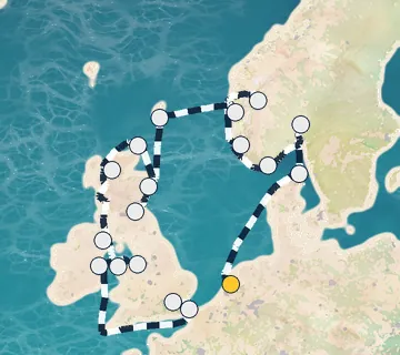 21 Night Amsterdam to Greenwich cruise