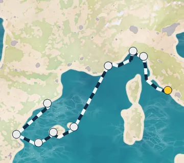 10 Night Rome to Barcelona cruise