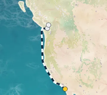 4 Night San Diego to Vancouver cruise