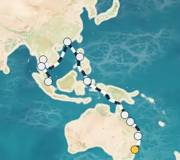 27 Night Sydney, Australia to Singapore cruise