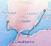 7 Night Barcelona to Lisbon cruise