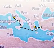7 Night Athens to Rome cruise