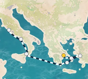 7 Night Athens to Rome cruise