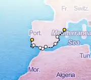 7 Night Lisbon to Barcelona cruise