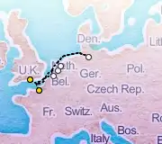7 Night Paris to London cruise