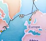 28 Night Bergen to New York cruise