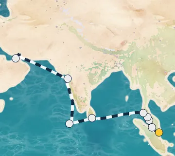 18 Night Singapore to Dubai cruise
