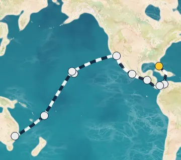 34 Night Miami to Sydney, Australia cruise