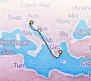 3 Night Trieste to Athens cruise