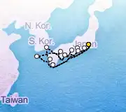 18 Night Tokyo to Tokyo cruise