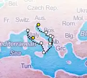 11 Night Rome to Trieste cruise