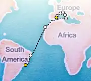 20 Night Rio to Valencia cruise