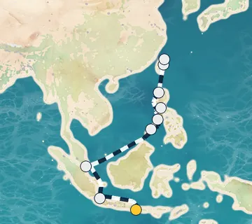14 Night Bali to Taipei cruise