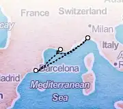4 Night Genoa to Genoa cruise