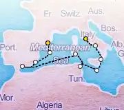 10 Night Barcelona to Rome cruise