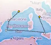 5 Night Marseille to Rome cruise