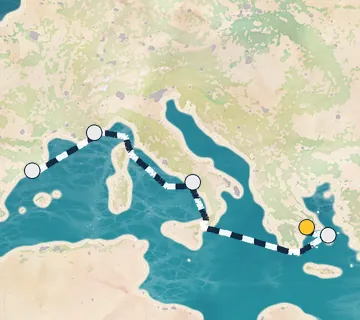 7 Night Athens to Barcelona cruise