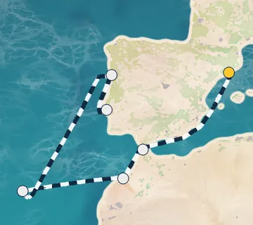 9 Night Barcelona to Lisbon cruise