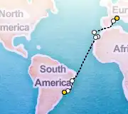 17 Night Marseille to Sao Paolo cruise