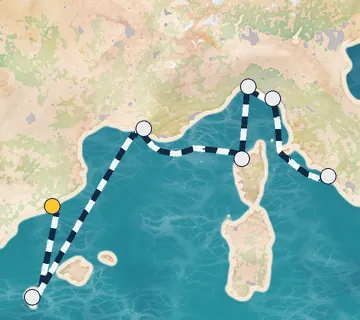 7 Night Barcelona to Rome cruise