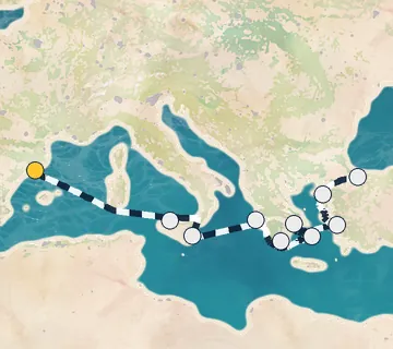 10 Night Barcelona to Istanbul cruise
