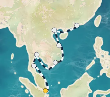 15 Night Singapore to Hong Kong cruise
