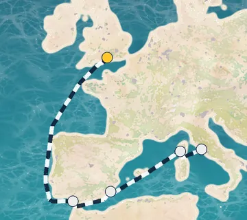 8 Night London to Rome cruise