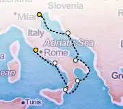 7 Night Venice to Rome cruise