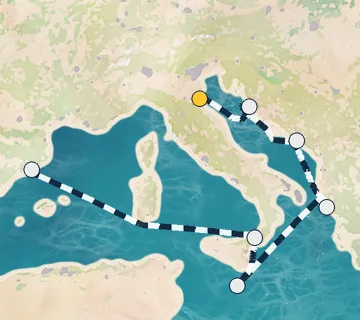 7 Night Ravenna to Barcelona cruise