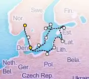 14 Night Oslo to Copenhagen cruise