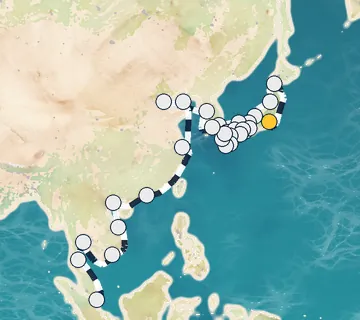 50 Night Tokyo to Singapore cruise