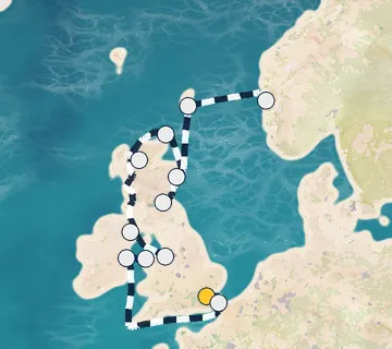 14 Night Tilbury to Bergen cruise