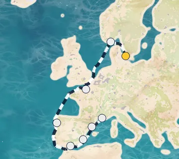 10 Night Copenhagen to Marseille cruise
