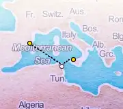 3 Night Barcelona to Palermo cruise