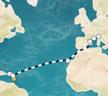 16 Night Fort-de-France to Portofino cruise
