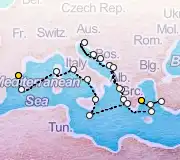 23 Night Athens to Barcelona cruise