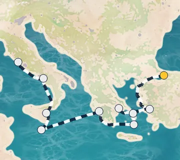 9 Night Istanbul to Rome cruise