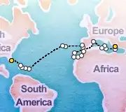 30 Night Athens to Ft. Lauderdale cruise