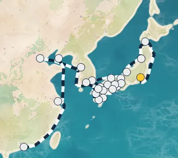 36 Night Tokyo to Hong Kong cruise