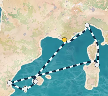 7 Night Toulon to Toulon cruise