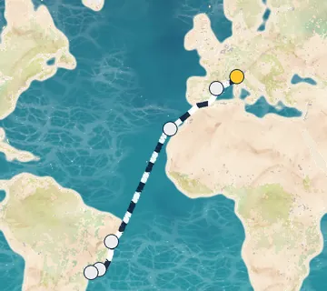 16 Night Portofino to Sao Paolo cruise