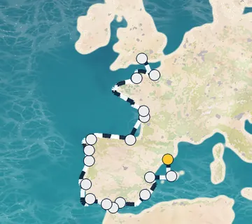 21 Night Barcelona to London cruise