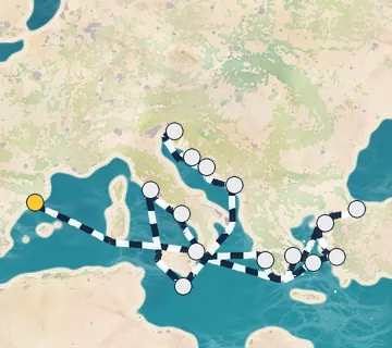 21 Night Barcelona to Trieste cruise
