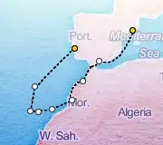 10 Night Barcelona to Lisbon cruise