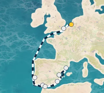 14 Night Rotterdam to London cruise