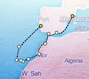 12 Night Barcelona to Lisbon cruise