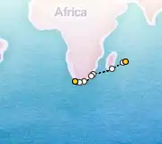 14 Night Mauritius to Cape Town cruise