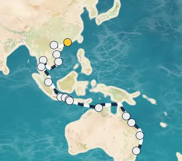 34 Night Hong Kong to Sydney cruise