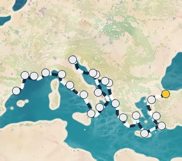 28 Night Istanbul to Barcelona cruise