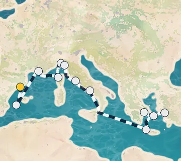 14 Night Barcelona to Athens cruise